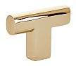 Emtek Contemporary Brass 2" (51mm) Trail Cabinet Knob (Unlacquered Brass)