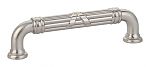 Emtek Ribbon and Reed 4" (102mm) Center-to-Center Estate Pull (Satin Nickel)