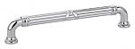 Emtek Ribbon and Reed 6" (152mm) Center-to-Center Estate Pull (Polished Chrome)