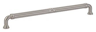 Emtek Ribbon and Reed 10" (254mm) Center-to-Center Estate Pull (Satin Nickel)
