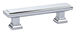 Emtek Geometric  3" (76mm) Center-to-Center Rectangular Pull (Polished Chrome)