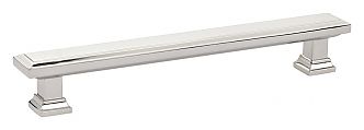 Emtek Geometric  6" (152mm) Center-to-Center Rectangular Pull (Polished Nickel)