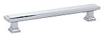 Emtek Geometric  6" (152mm) Center-to-Center Rectangular Pull (Polished Chrome)