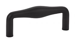 Emtek Mid-Century Modern 3" (76mm) Center-to-Center Dane Pull (Flat Black)