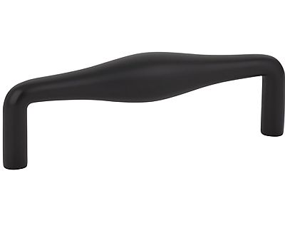 Emtek Mid-Century Modern 4" (102mm) Center-to-Center Dane Pull (Flat Black)