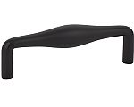 Emtek Mid-Century Modern 4" (102mm) Center-to-Center Dane Pull (Flat Black)