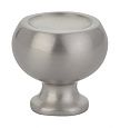 Emtek Mid-Century Modern 1" (25mm) Atomic Knob (Satin Nickel)