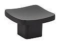 Emtek Mid-Century Modern 1-1/4" (32mm) Basin Knob (Flat Black)