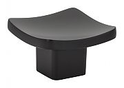 Emtek Mid-Century Modern 1-5/8" (41mm) Basin Knob (Flat Black)