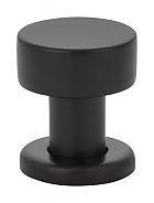 Emtek Mid-Century Modern 1" (25mm) Cadet Knob (Flat Black)