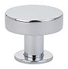 Emtek Mid-Century Modern 1-3/4" (44mm) Cadet Knob (Polished Chrome)
