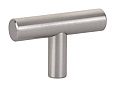 Emtek Solid Brass 2" (51mm) Bar Knob (Satin Nickel)