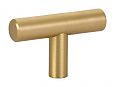 Emtek Solid Brass 2" (51mm) Bar Knob (Satin Brass)