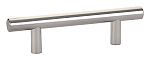 Emtek Solid Brass 3" (76mm) Center-to-Center Cabinet Bar Pull - 5" (128mm) Overall Length (Polished Nickel)