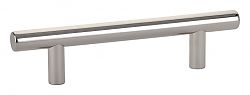 Emtek Solid Brass 3-1/2" (89mm) Center-to-Center Cabinet Bar Pull - 5-1/2" (140mm) Overall Length (Polished Nickel)