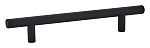 Emtek Solid Brass 5" (128mm) Center-to-Center Cabinet Bar Pull - 7-1/2" (191mm) Overall Length (Flat Black)