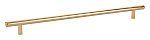 Emtek Solid Brass 12" (305mm) Center-to-Center Cabinet Bar Pull - 14-1/2" (368mm) Overall Length (Unlacquered Brass)