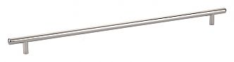Emtek Solid Brass 16" (406mm) Center-to-Center Cabinet Bar Pull - 18-1/2" (470mm) Overall Length (Polished Nickel)