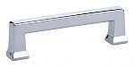 Emtek Art Deco 3-1/2" (89mm) Center-to-Center Alexander Cabinet Pull (Polished Chrome)