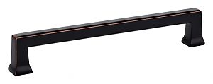 Emtek Art Deco 6" (152mm) Center-to-Center Alexander Cabinet Pull (Oil Rubbed Bronze)