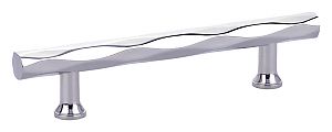 Emtek Art Deco 4" (102mm) Center-to-Center Tribeca Cabinet Pull (Polished Chrome)