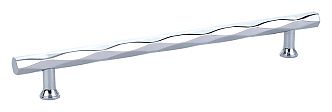 Emtek Art Deco 8" (203mm) Center-to-Center Tribeca Cabinet Pull (Polished Chrome)