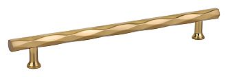 Emtek Art Deco 8" (203mm) Center-to-Center Tribeca Cabinet Pull (Satin Brass)