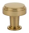 Emtek Art Deco 1-1/4" (32mm) Newport Cabinet Knob (Satin Brass)