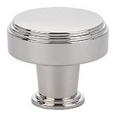 Emtek Art Deco 1-5/8" (41mm) Newport Cabinet Knob (Polished Nickel)