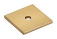 Emtek Art Deco 1-3/16" (30mm) Backplate for Knobs (Satin Brass)