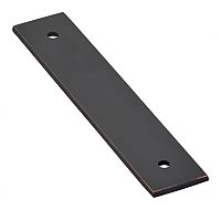 Emtek Art Deco 4" (102mm) Center-to-Center Backplate for Pulls (Oil Rubbed Bronze)