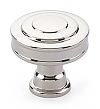 Emtek Transitional Heritage 1-1/4" (32mm) Glendon Cabinet Knob (Polished Nickel)