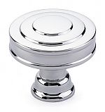 Emtek Transitional Heritage 1-5/8" (41mm) Glendon Cabinet Knob (Polished Chrome)