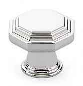 Emtek Transitional Heritage 1-1/4" (32mm) Midvale Cabinet Knob (Polished Nickel)