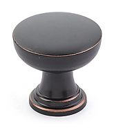 Emtek Transitional Heritage 1-1/4" (32mm) Overland Cabinet Knob (Oil Rubbed Bronze)