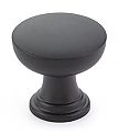 Emtek Transitional Heritage 1-1/4" (32mm) Overland Cabinet Knob (Flat Black)