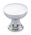 Emtek Transitional Heritage 1-1/4" (32mm) Overland Cabinet Knob (Polished Chrome)