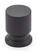 Emtek Transitional Heritage 1" (25mm) Prosser Cabinet Knob (Flat Black)