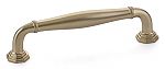 Emtek Transitional Heritage 4" (102mm) Center-to-Center Blythe Cabinet Pull (Satin Brass)