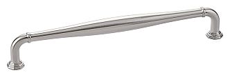 Emtek Transitional Heritage 8" (203mm) Center-to-Center Blythe Cabinet Pull (Satin Nickel)