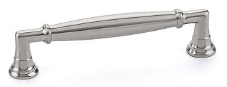 Emtek Transitional Heritage 4" (102mm) Center-to-Center Westwood Cabinet Pull (Satin Nickel)
