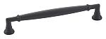 Emtek Transitional Heritage 6" (152mm) Center-to-Center Westwood Cabinet Pull (Flat Black)