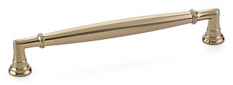 Emtek Transitional Heritage 6" (152mm) Center-to-Center Westwood Cabinet Pull (Satin Brass)