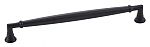 Emtek Transitional Heritage 8" (203mm) Center-to-Center Westwood Cabinet Pull (Flat Black)
