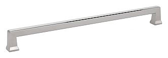 Emtek Art Deco 10" (254mm) Center-to-Center Alexander Cabinet Pull (Polished Nickel)