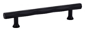 Emtek Art Deco 5" (128mm) Center-to-Center Tribeca Cabinet Pull (Flat Black)