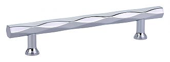 Emtek Art Deco 5" (128mm) Center-to-Center Tribeca Cabinet Pull (Polished Chrome)