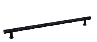 Emtek Art Deco 12" (305mm) Center-to-Center Tribeca Cabinet Pull (Flat Black)