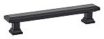 Emtek Geometric  5" (128mm) Center-to-Center Rectangular Pull (Flat Black)