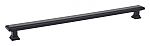 Emtek Geometric  12" (305mm) Center-to-Center Rectangular Pull (Flat Black)